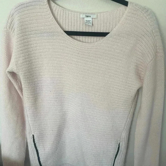 Bar lll knit wool blend sweater with two front side zippers size Small - Picture 1 of 3